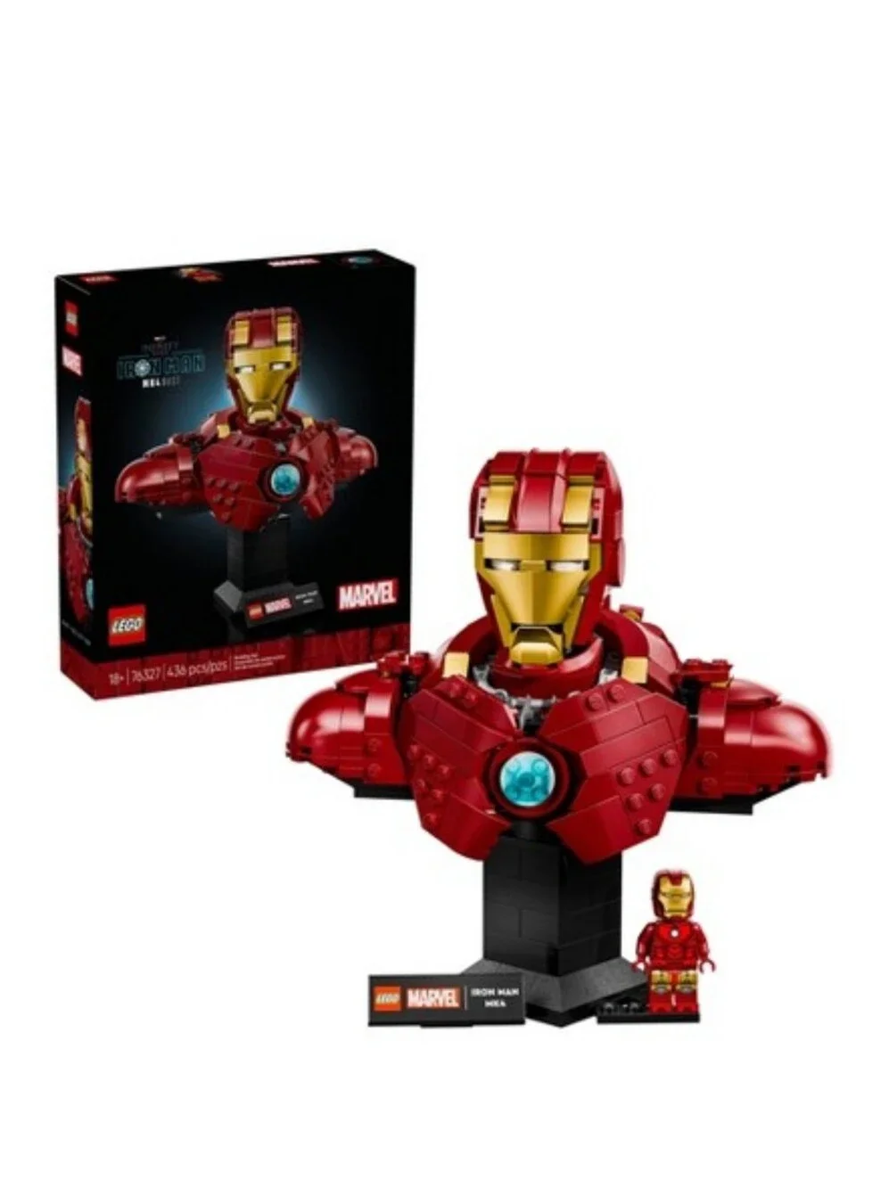 NIB LEGO Marvel Iron Man MK4 Bust 76327 The Infinity Saga Factory Sealed